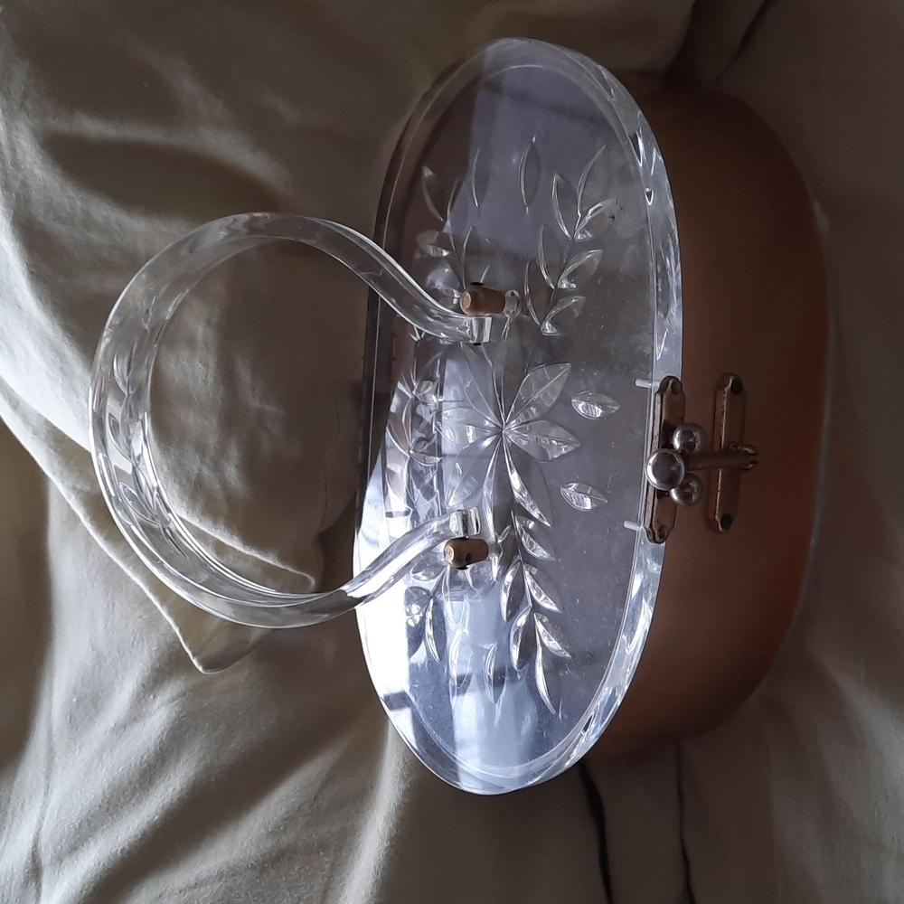 Vintage 50's Acrylic Handbag by Charles S Kahn, Inc of Miami